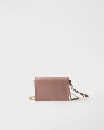 Prada Leather card holder with shoulder strap - Image 3